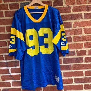 Vintage starter Los Angeles rams carter nfl football jersey men’s xl